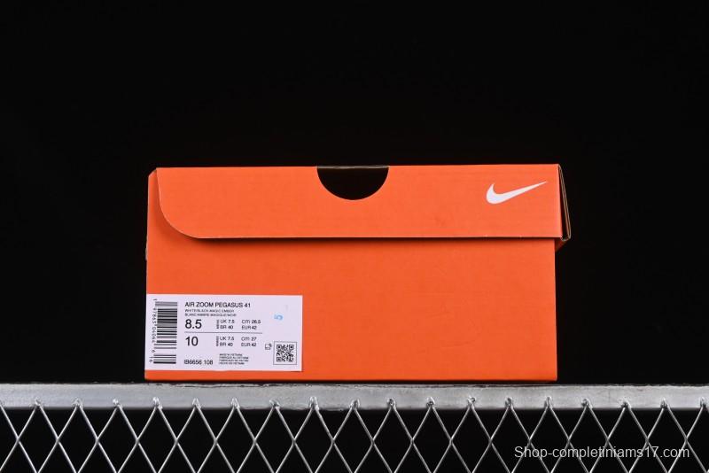 Nike Air Zoom Running Shoes - White/Coral Gradient