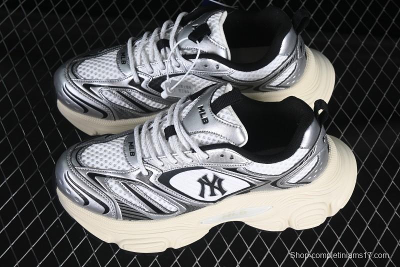 New York Yankees MLB Winner Chunky Height Increasing Thick Sole Running Shoes - 3ASHWD15N50IVS