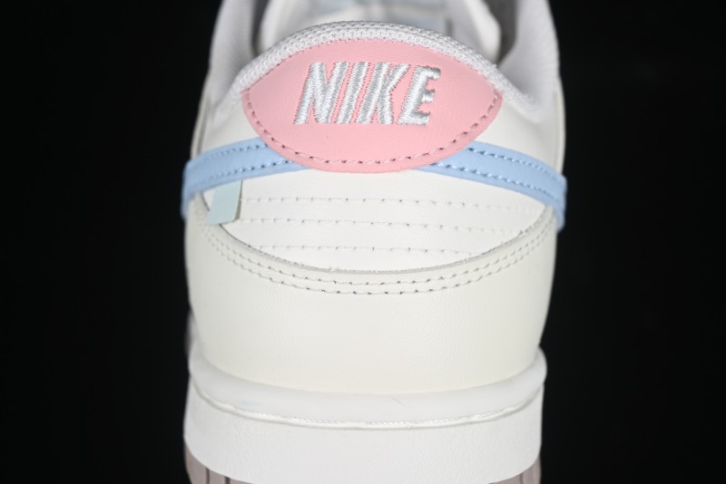 Nike Dunk Low "Pastel Panda" - Cream with Baby Blue & Pink Accents