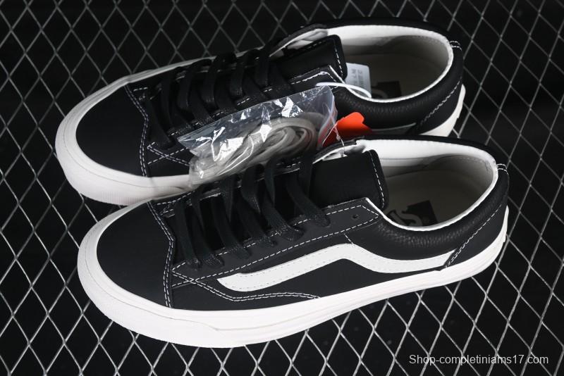 Vans Old Skool 36 Low-Top Retro Skate Shoes - VN000D57BLK