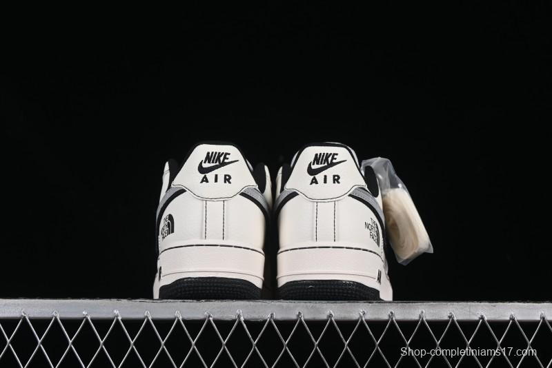 Nike Air Force 1 '07 Low The North Face x Comme des Garçons Black White Line Casual Sneakers - HH7518-050