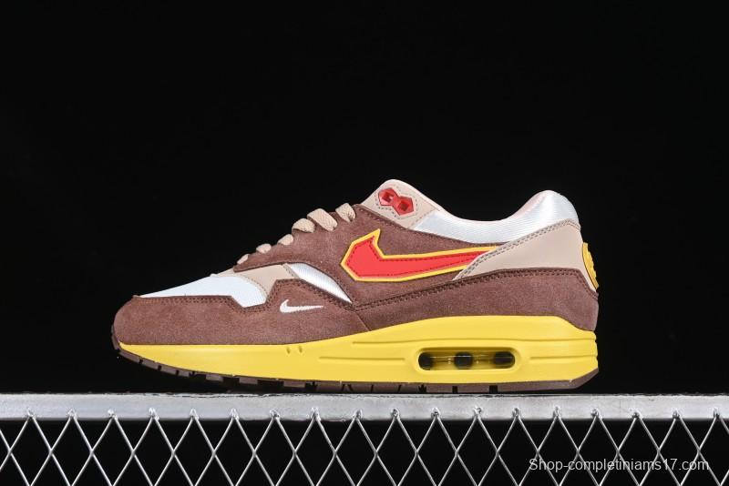 Nike Air Max 1 Retro Running Shoes with Half-Sole Air Cushion - HV5776-200