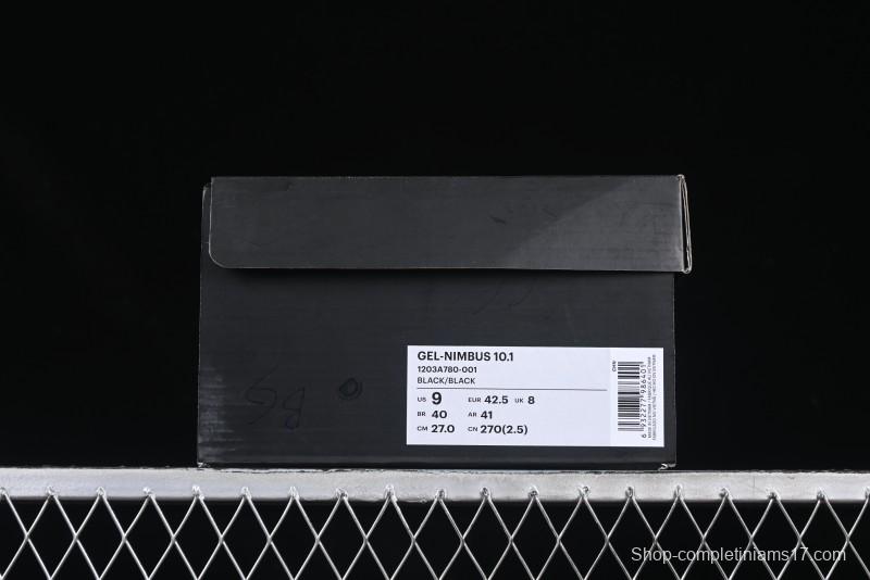 Asics Gel-Nimbus 10.1 Retro Breathable Casual Shoes with Cushioning for Men - 1203A780-001