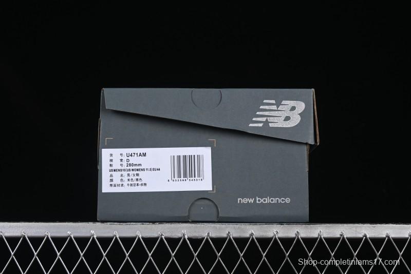 New Balance NB471 Series Fabric and Leather Casual Lifestyle Shoes - U471AM