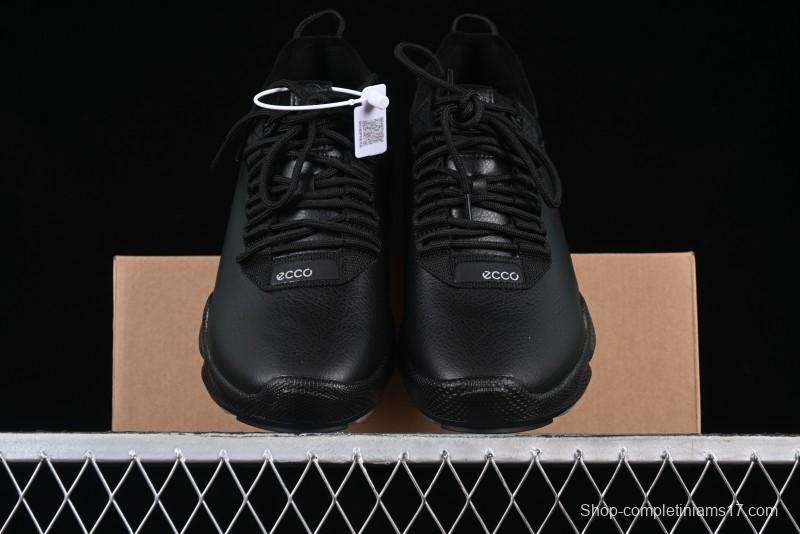 Men's All-Black Premium Leather Sneakers – Sleek & Versatile Design