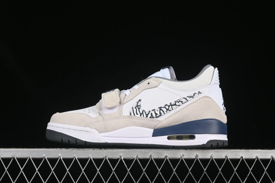 Nike Air Jordan Legacy 312 Low Sneakers with Velcro Strap and Triple Design - CD7069-124