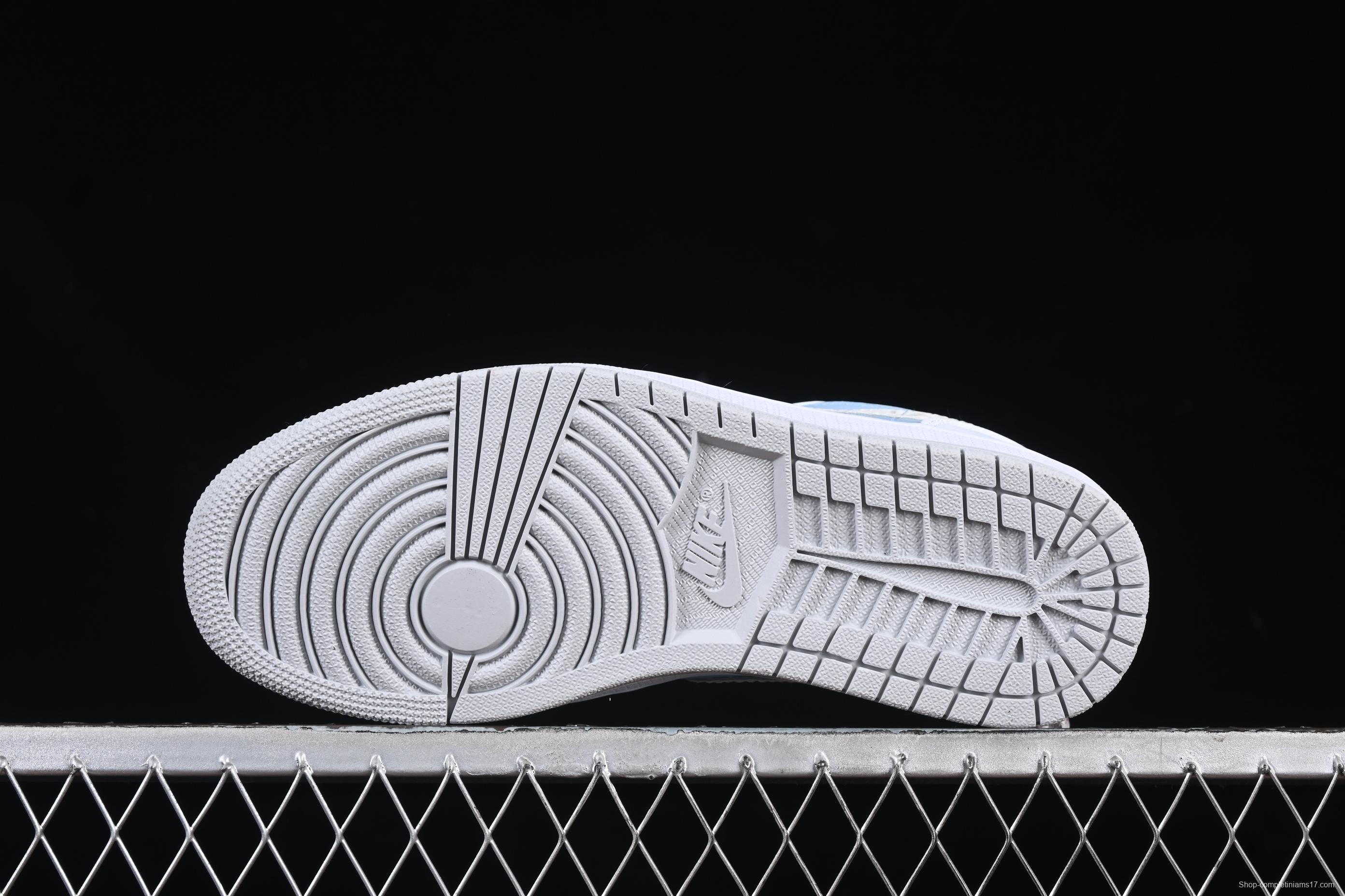 Nike Air Jordan 1 Low "True Blue" Basketball Shoes - IB7692-400