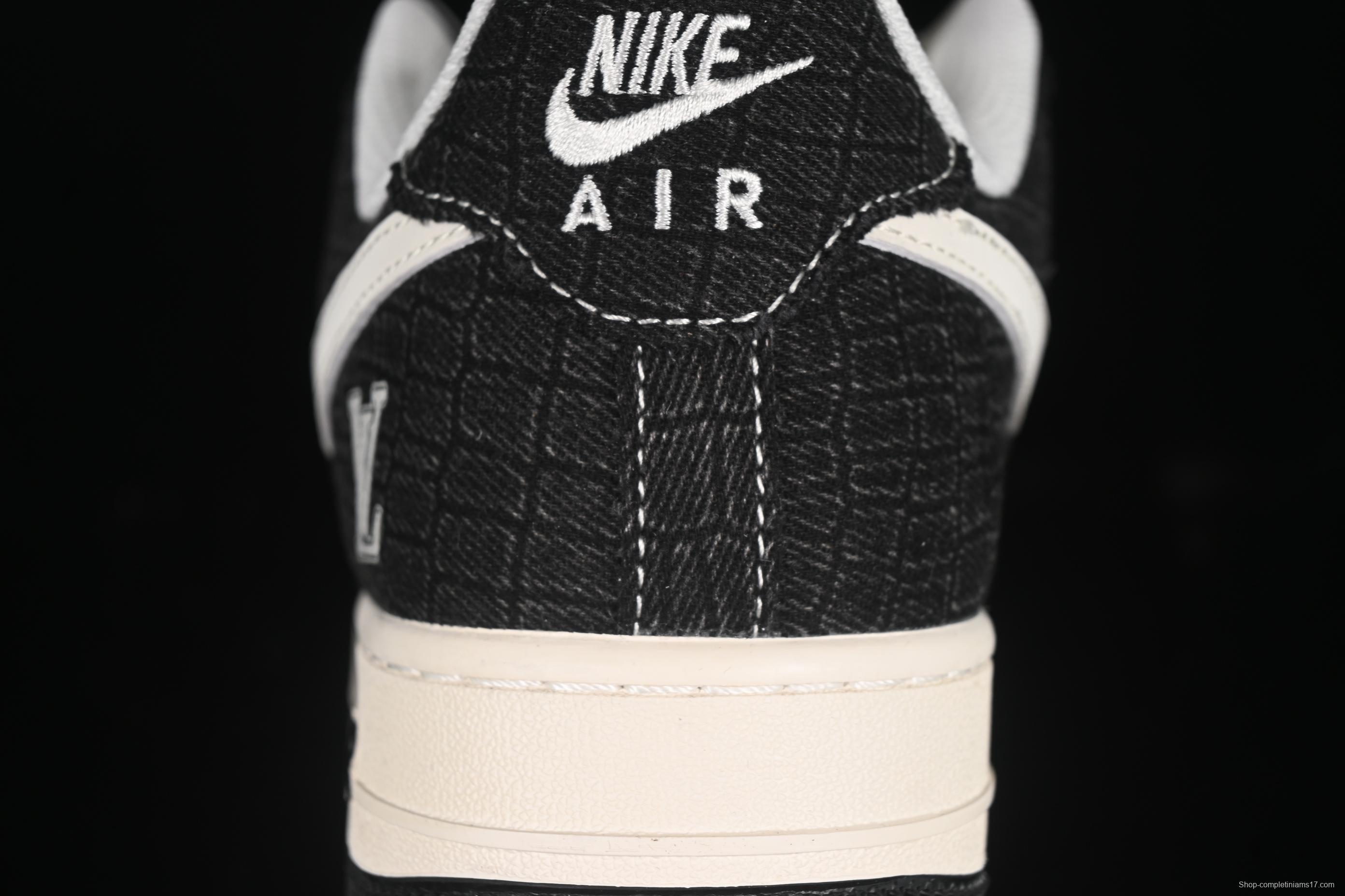 Nike Air Force 1 '07 Low LV Collaboration Denim Black Casual Sneakers - XS1958-550