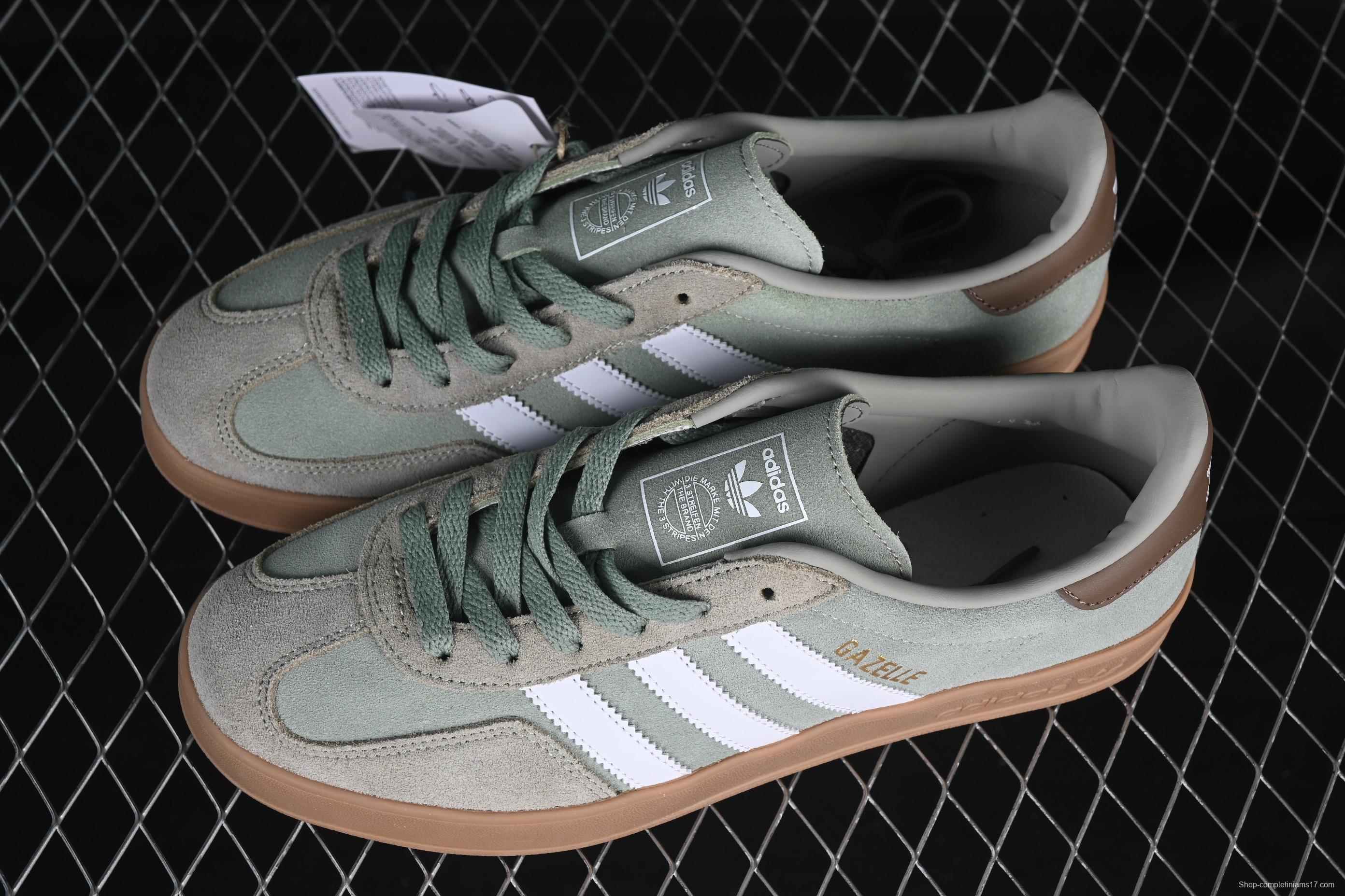 Adidas Originals Gazelle Indoor JI3526 Retro Casual Slip-Resistant Wear-Resistant Low-Top Sneakers - JI3526