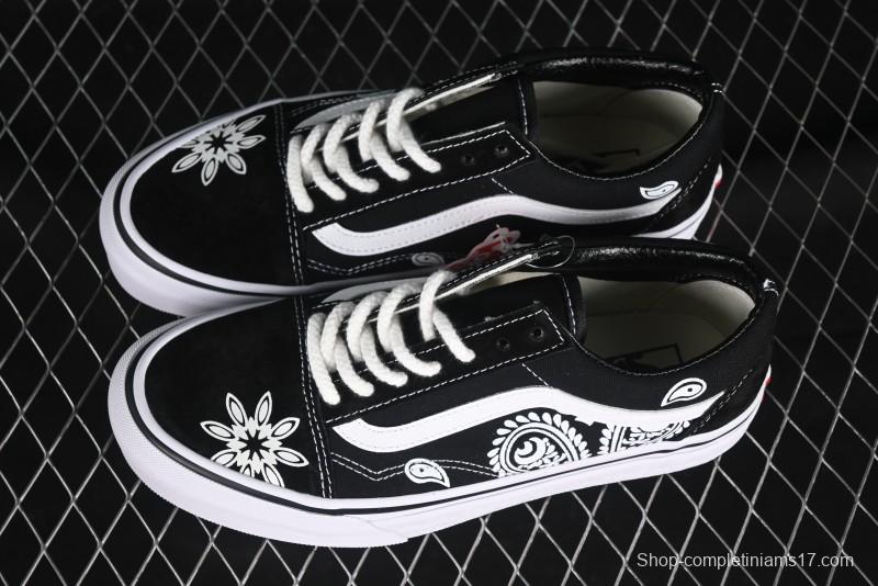 Vans Old Skool 36 Low-Top Retro Skate Shoes - VN000CRPGRN