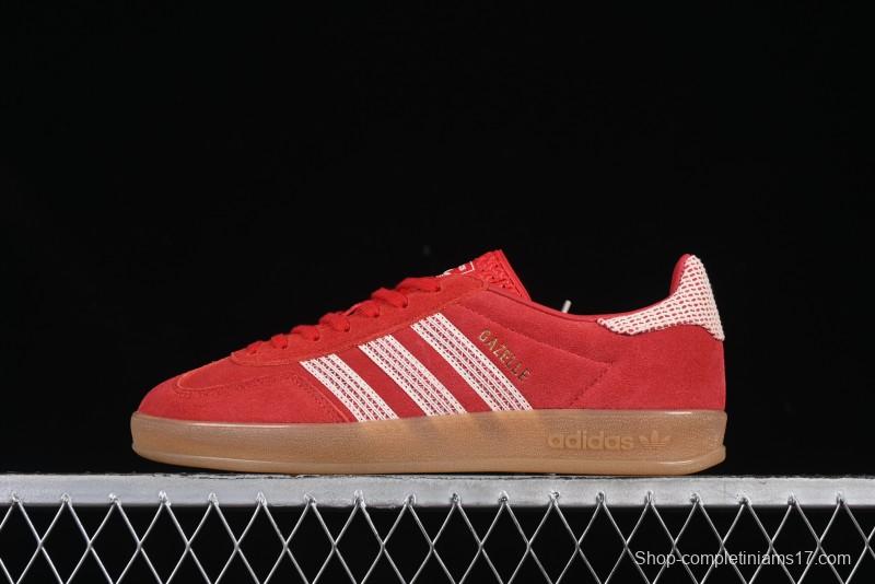 Adidas Originals Gazelle Indoor Retro Casual Slip-Resistant Wear-Resistant Low-Top Sneakers - JI2756