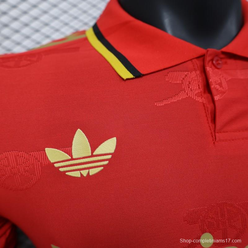 Player Version 25/26 Arsenal Red with Classic Design Jersey