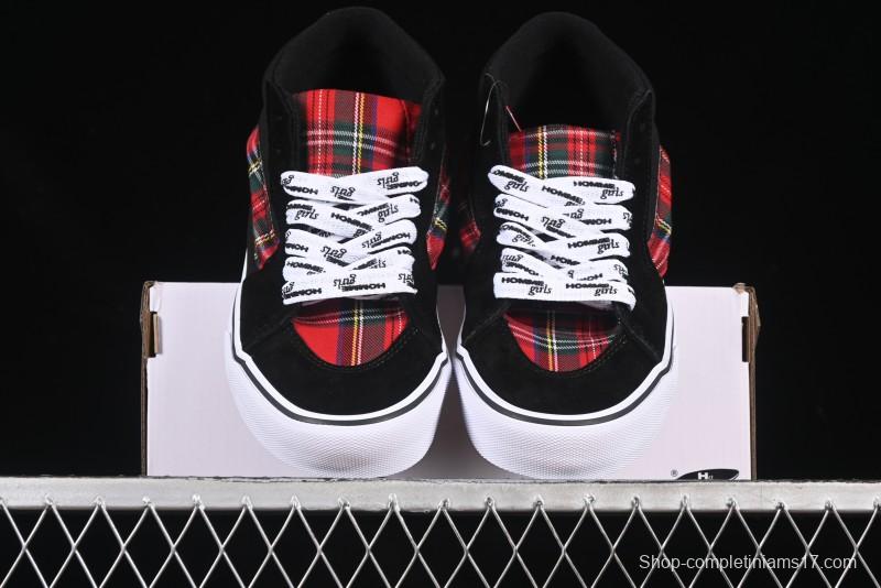 Vans Sk8-Mid Anaheim Collection Scottish Plaid Casual Low-Top Canvas Shoes - VN0A4UWIVNE
