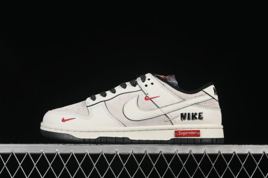 Nike SB Dunk Low Supreme Collaboration Off-White Starry Sky Anniversary Custom Low-Top Casual Skate Shoes - SC9207-410