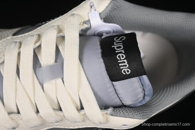 Nike Air Force 1 '07 Low Supreme Collaboration Beige Gray Building Blocks Casual Sneakers - XS1958-568