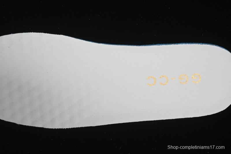 GG-CC Chunky Low Casual Fashion Sneakers with Thick Sole and Height Increasing Design - 2607 White