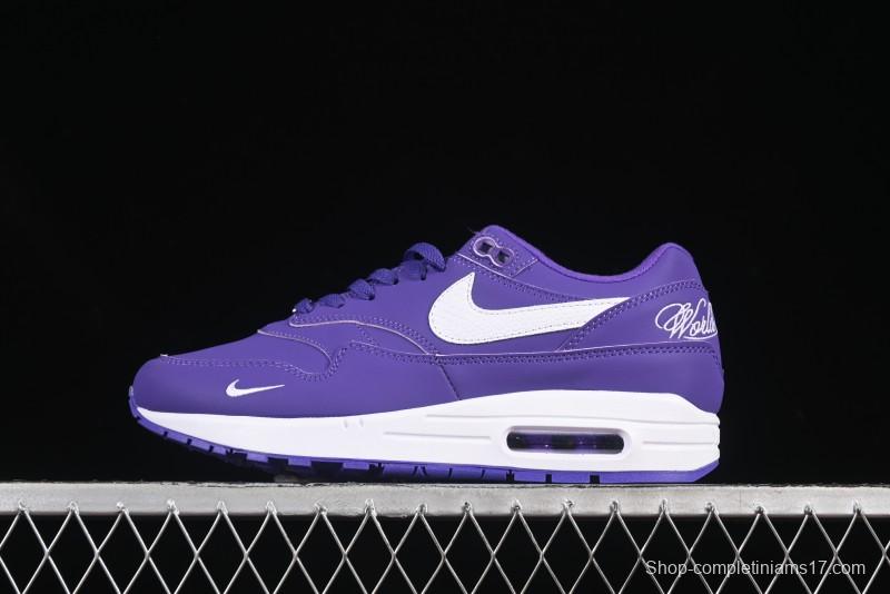 Nike Air Max 1 Retro Running Shoes with Half-Sole Air Cushion - HF8813-500