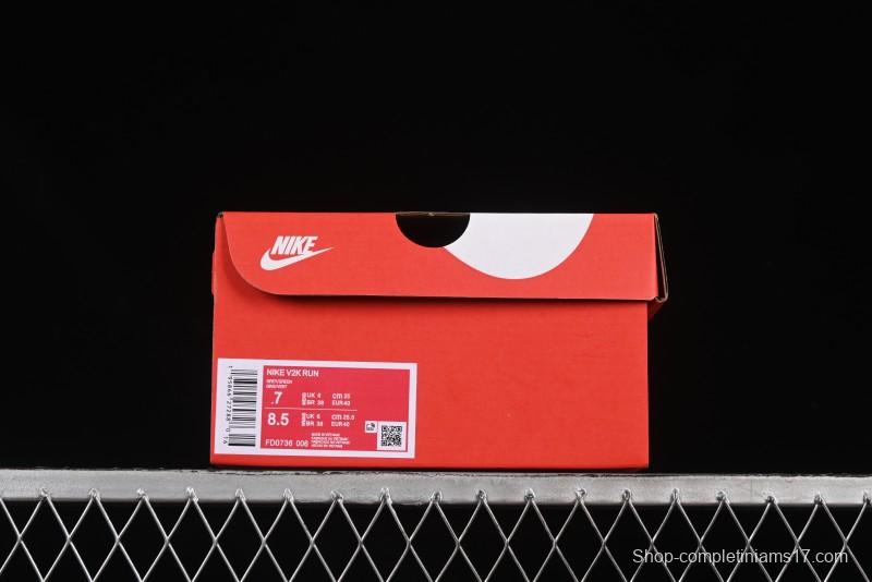 Nike Runtekk V2K Retro Low-Top Running Shoes with Cushlon Foam Midsole - FD0736-006