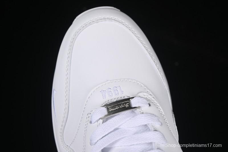 Nike Air Max 1 Retro Running Shoes with Half-Sole Air Cushion - HF8813-100