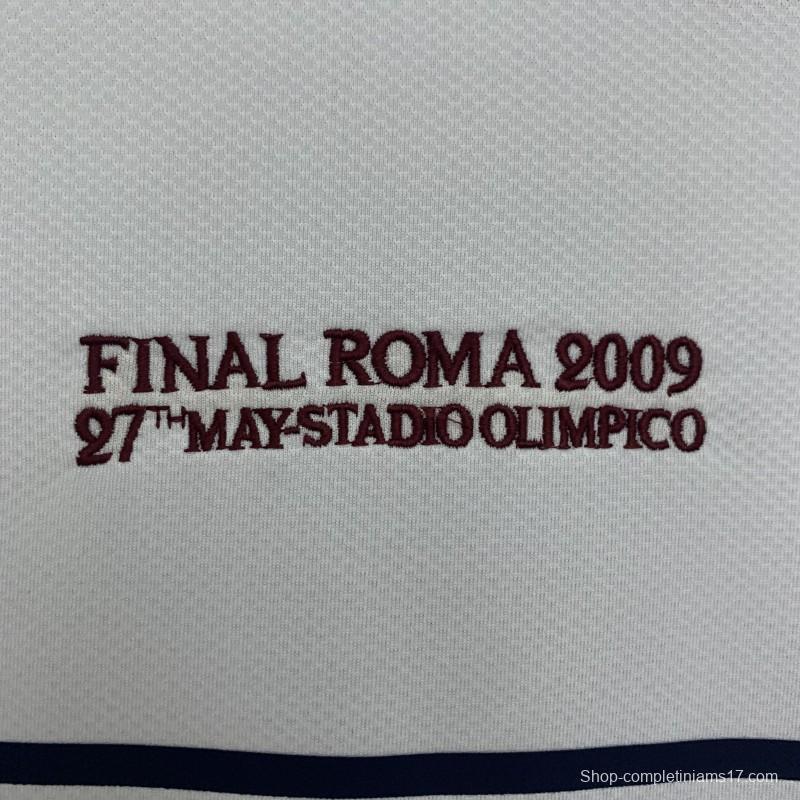 08/09 Retro Manchester United Champions League Away Edition Jersey