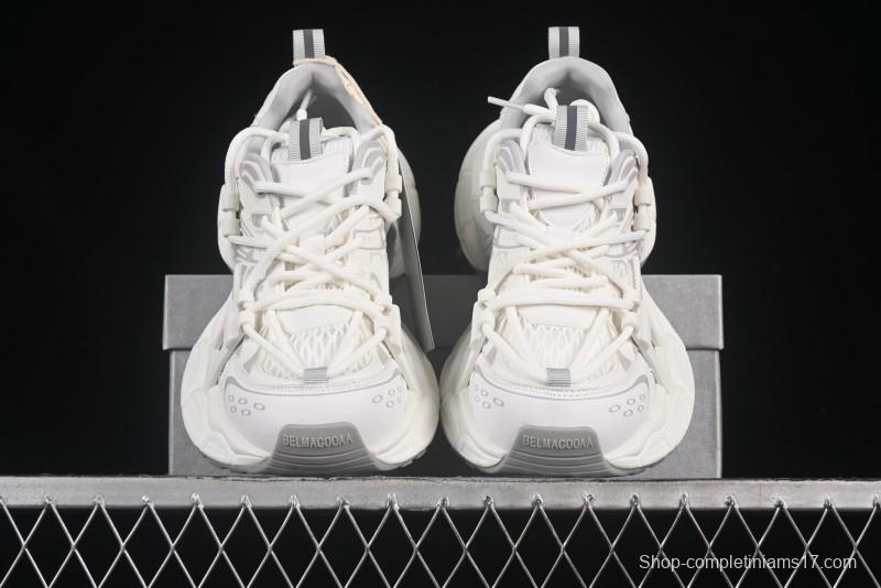 GG-CC Chunky Low Casual Fashion Sports Platform Sneakers Series 5515 Off White