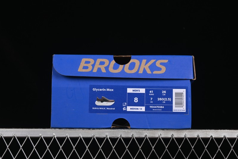 Brooks Glycerin Max Cushioned Marathon Running Shoes with Nitrogen Technology - 110447D284