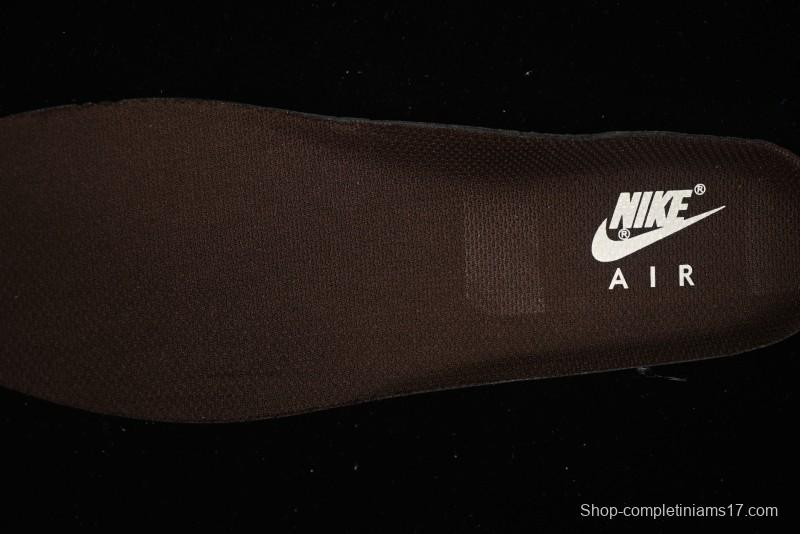 Nike Air Force 1 '07 Low BAPE Collaboration Beige Brown Graffiti Swoosh Casual Sneakers - DF0188-061