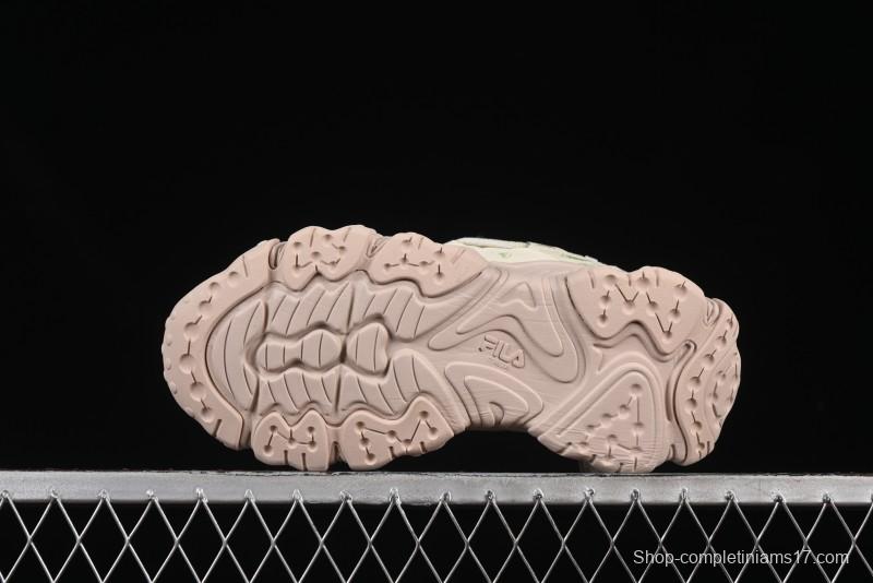 Fila Heritage Fluid Cat Paw 5.0 Vintage Dad Shoes with Lace-Up Design - F12W432101FAP