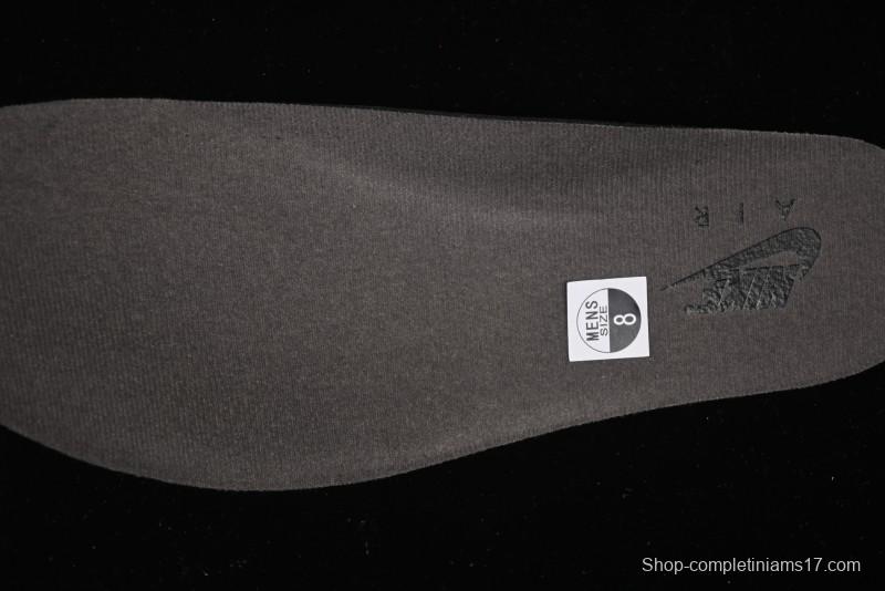 Nike Air Jordan 4 Retro Sneakers in Cave Stone Brown Suede with Black Mesh - FV5029-200