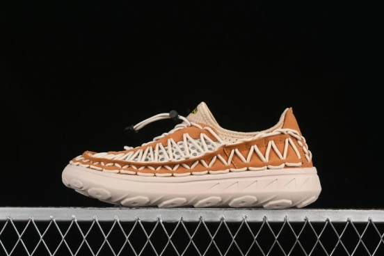 Keen Uneek Flat-M Woven Elastic Outdoor Sandals for Hiking and Water Activities - 1014097 Brown