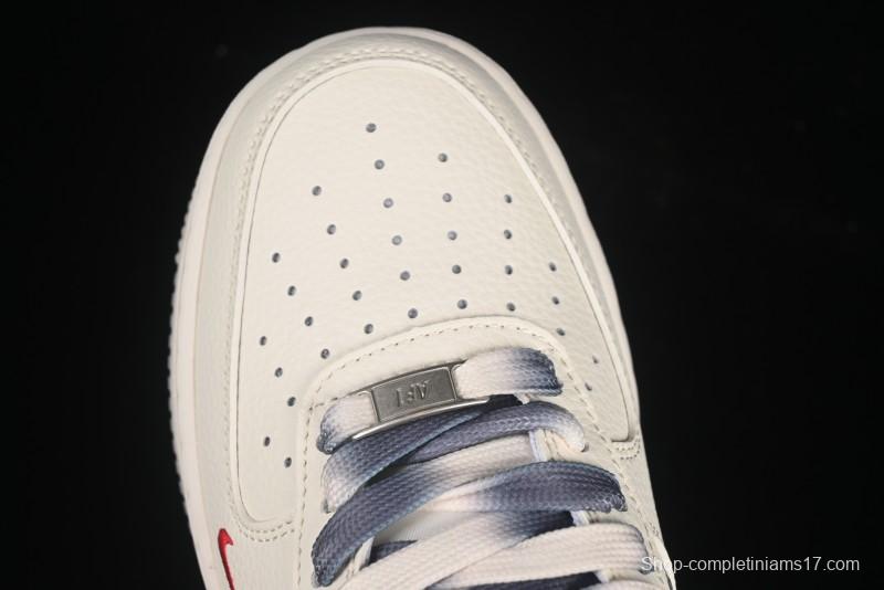 Nike Air Force 1 '07 Low Supreme Collaboration Dual-Tone Grey Print Casual Sneakers - HH7518-077