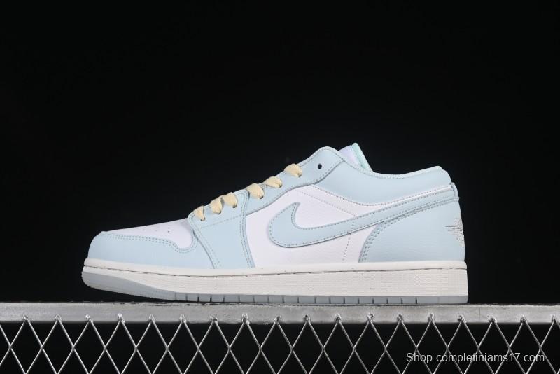 Nike Air Jordan 1 Low AJ1 Mint Blue Low-Top Casual Lifestyle Sneakers - HJ5999-400