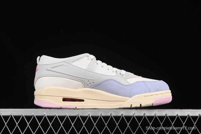 Nike Air Jordan 4 Remastered Retro Sneakers with Textile Mesh and Suede Upper - IB4466-025