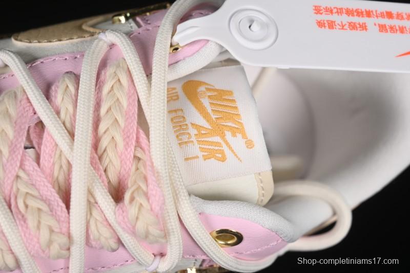 Nike Air Force 1 '07 Low Pink Sugar Low-Top Casual Sneakers - ZB2574-600