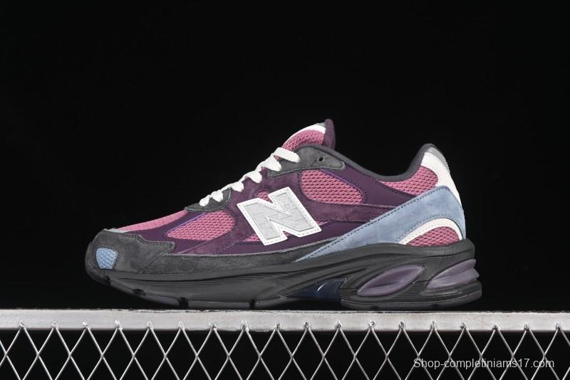 New Balance 2010 Series Retro Casual Running Shoes with Soft Suede and Nylon Mesh - M2010ANB