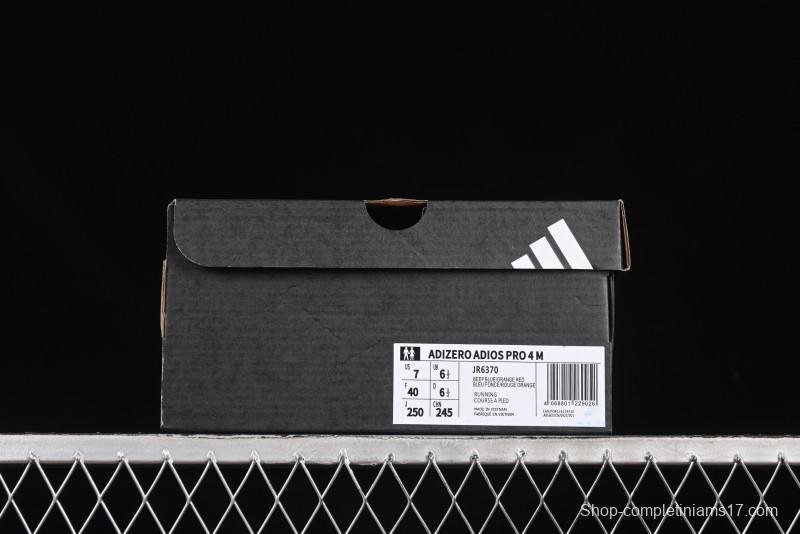 Adidas Adizero Adios 4 Running Shoes Lightweight Breathable Low-Top - JR6370