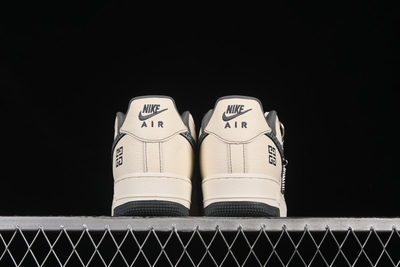 Nike Air Force 1 '07 Low Givenchy Collaboration Pattern Beige Grey Casual Sneakers - DF0188-057