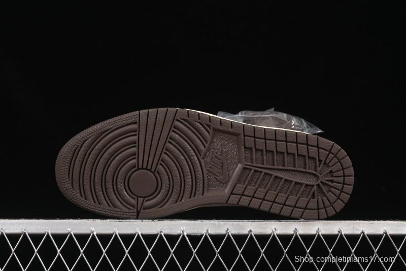 Nike Travis Scott x Air Jordan 1 High OG AJ1 Reverse Swoosh Limited Edition - CD4487-100