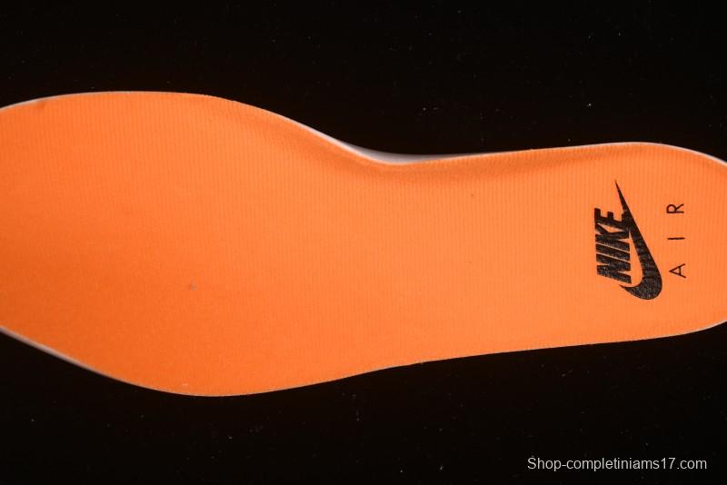 Nike Undefeated x Air Jordan 4 OG Sneakers in Olive Green Suede with Orange and Black Accents - IB1519-200