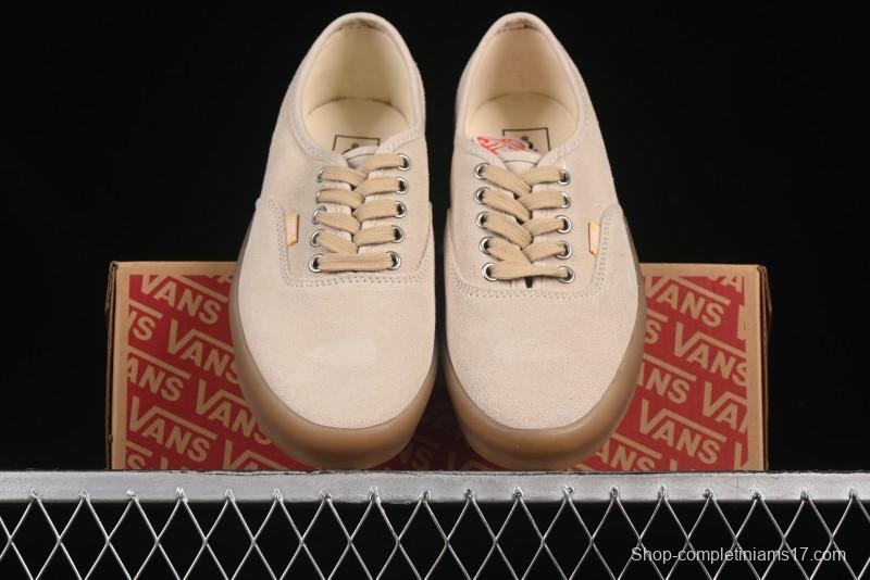 Vans Premium Authentic Suede Retro Sneakers with Translucent Rubber Sole - VN000CRQBYS