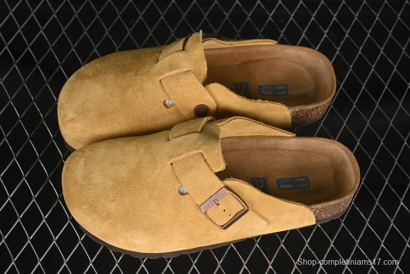 Birkenstock Arizona Soft Footbed Sandals with Suede Leather and Lambswool Lining - G.D4