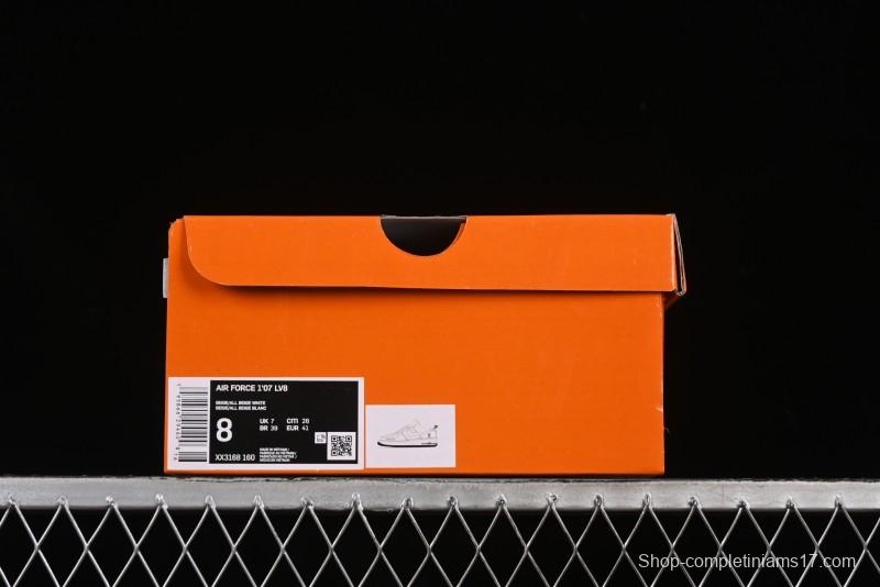 Nike Air Force 1 '07 Low LV Collaboration Black Swoosh Logo Casual Sneakers - XX3168-160