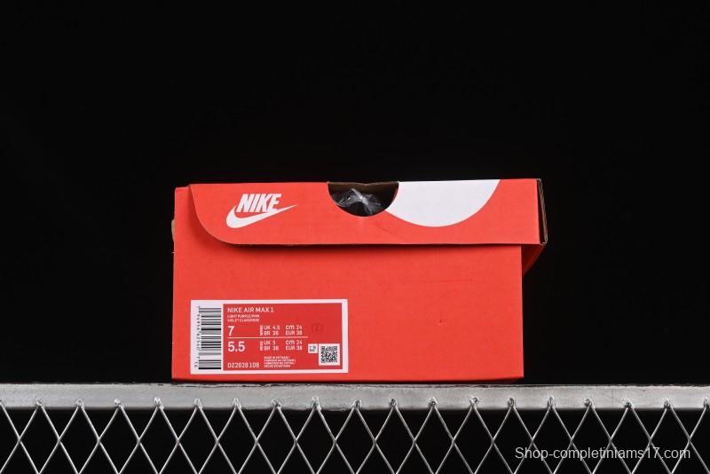 Nike Air Max 1 Retro Running Shoes with Half-Sole Air Cushion - DZ2628-106