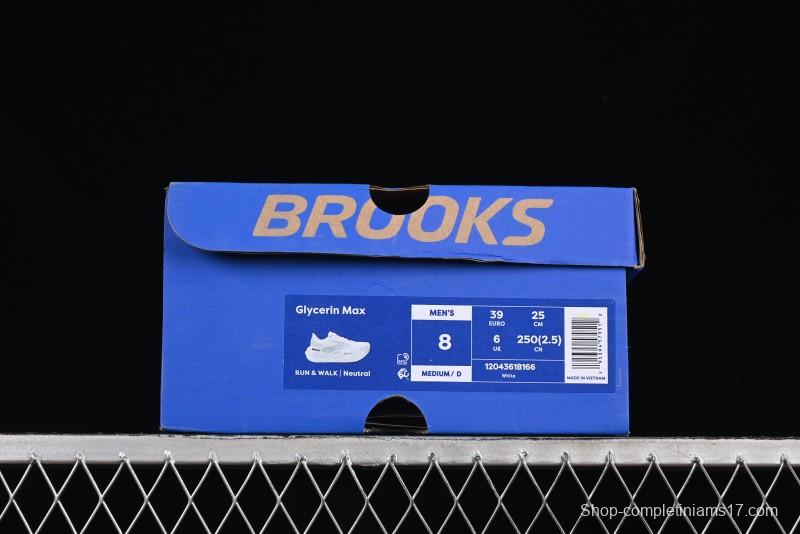 Brooks Glycerin Max Cushioned Marathon Running Shoes with Nitrogen Technology - 1204361B166