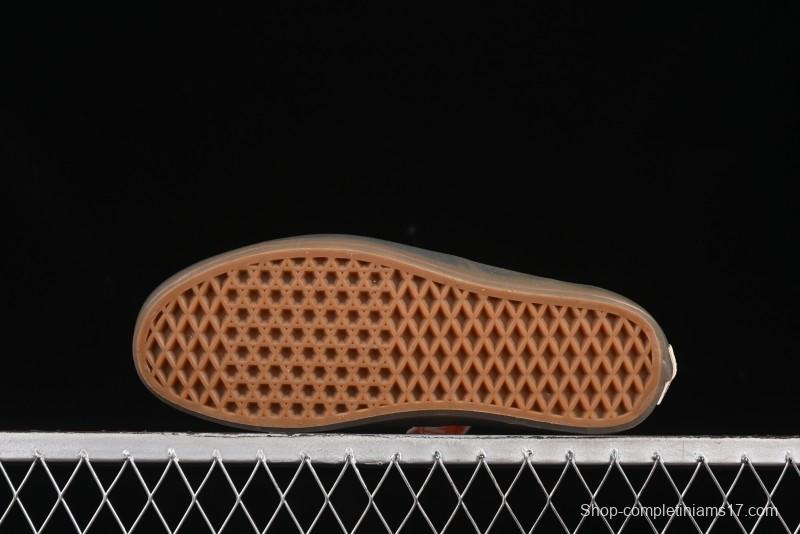 Vans Premium Authentic Suede Retro Sneakers with Translucent Rubber Sole - VN000CRQ6RJ