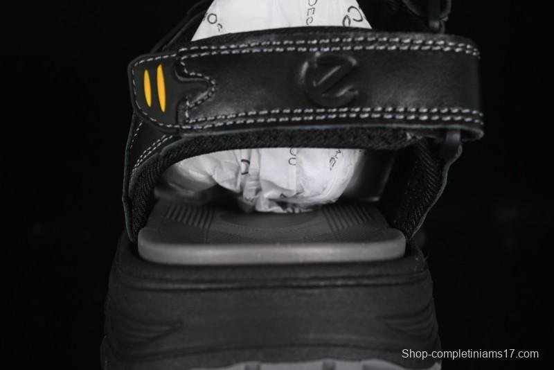 ECCO Off Trail Series Sport Leisure Sandals with Adjustable Hook-and-Loop Strap - 63251701001