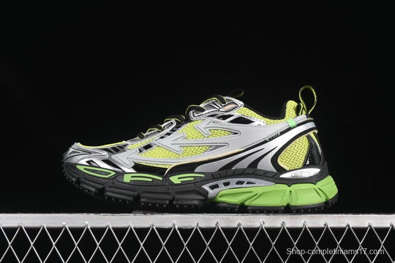 Off-White Be Right White Green Low-Top Lifestyle Casual Shoes - X.E5