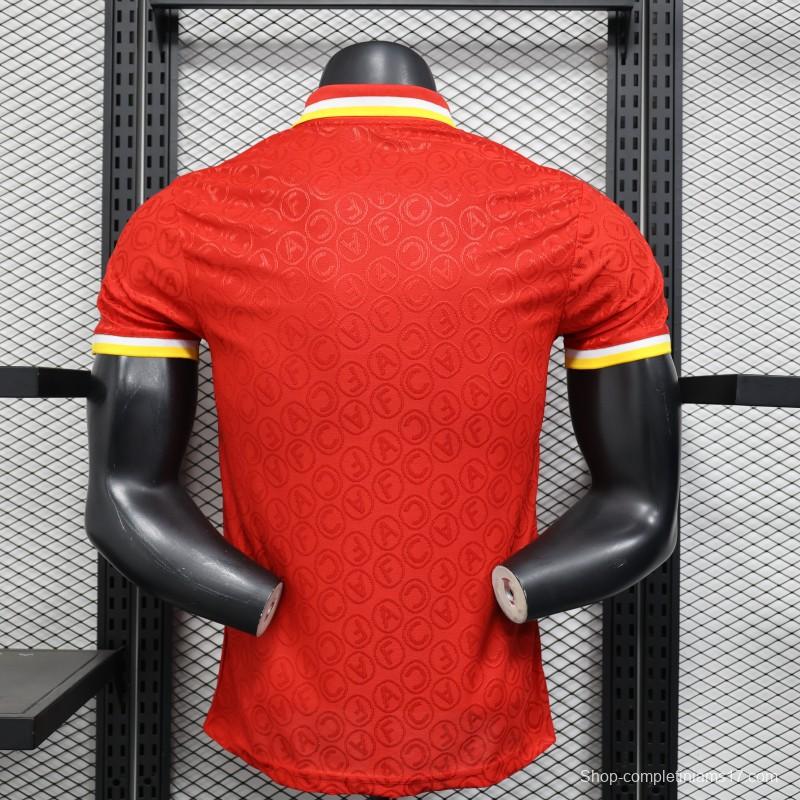 Player Version 25/26 Arsenal RED POLO Jersey