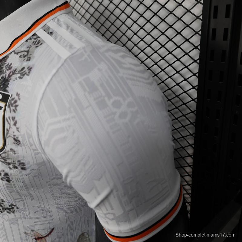 Player Version 2025 Japan White with Dragon Ball Nature Scene Jersey