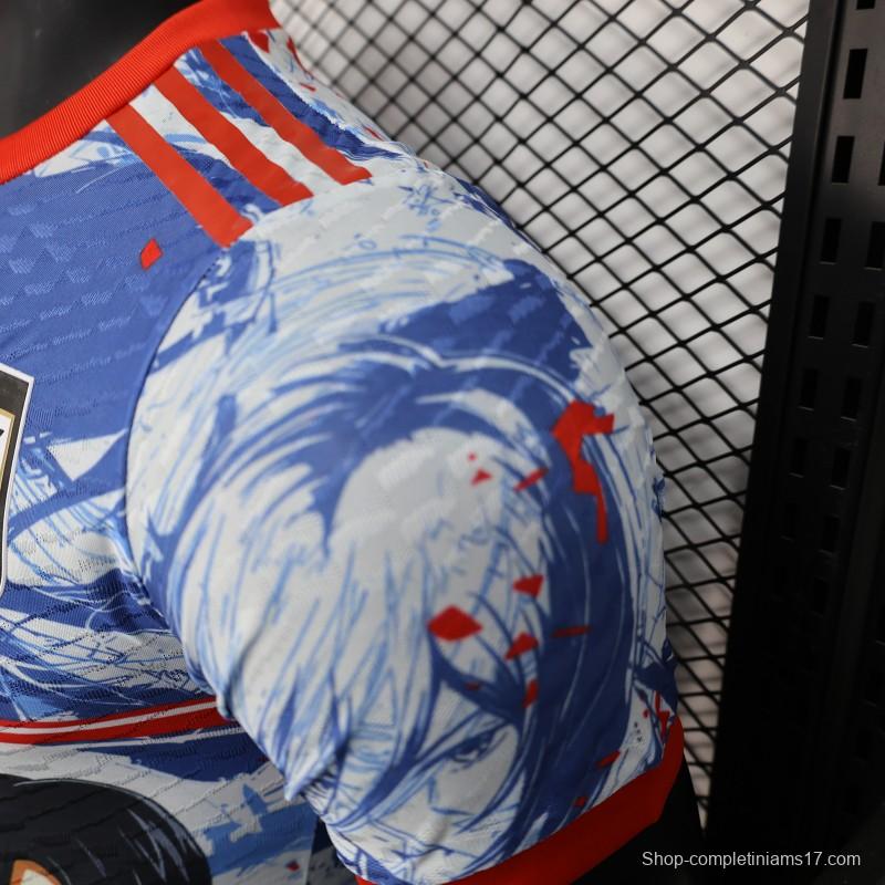 Player Version Japan National Team Special Edition Attack on Titan Mikasa Ackerman Anime Collaboration Jersey